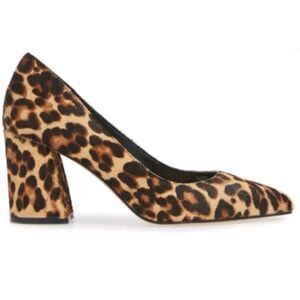 Sole Society Twilla Leopard Print Block Heels Size 9.5 - Pointed Toe